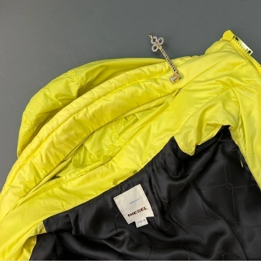 Y2K DIESEL DOWN PUFFER JACKET - Picture 12 of 16